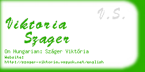 viktoria szager business card